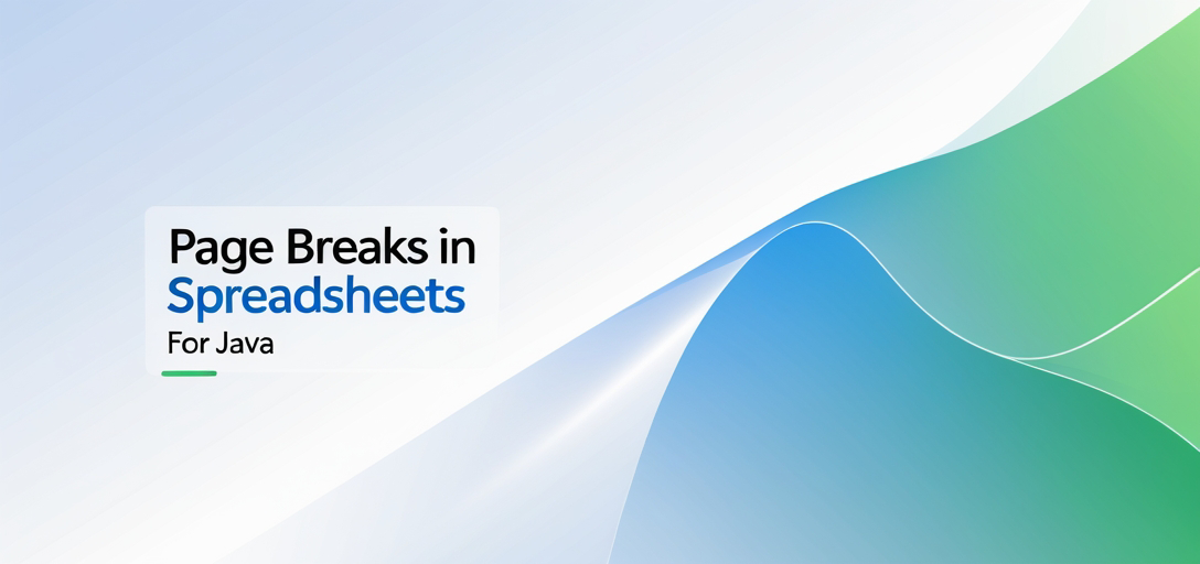 Page Breaks in Spreadsheets with GroupDocs.Viewer for Java
