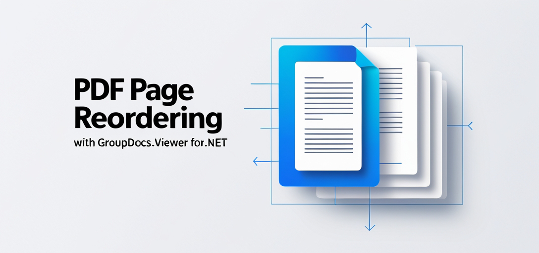 Master PDF Page Reordering in GroupDocs.Viewer for .NET