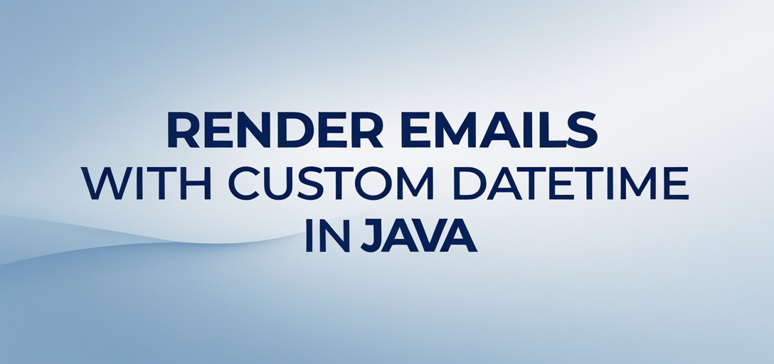 Render Emails with Custom DateTime with GroupDocs.Viewer for Java