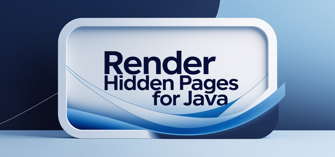 Render Hidden Pages with GroupDocs.Viewer for Java