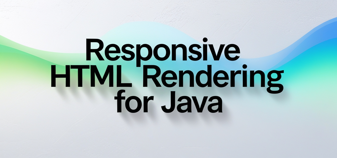 Responsive HTML Rendering with GroupDocs.Viewer for Java