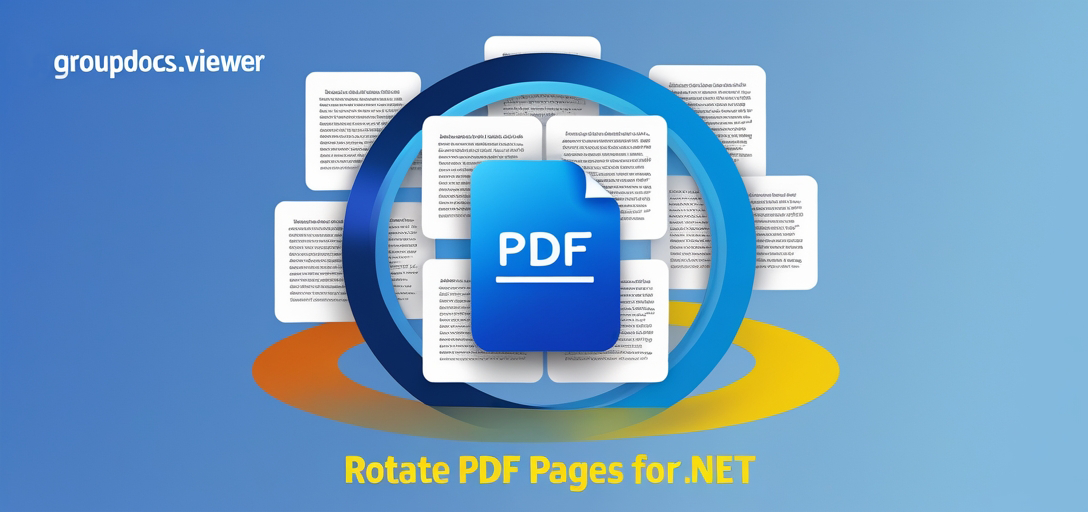 GroupDocs.Viewer for .NET で PDF ページを回転する