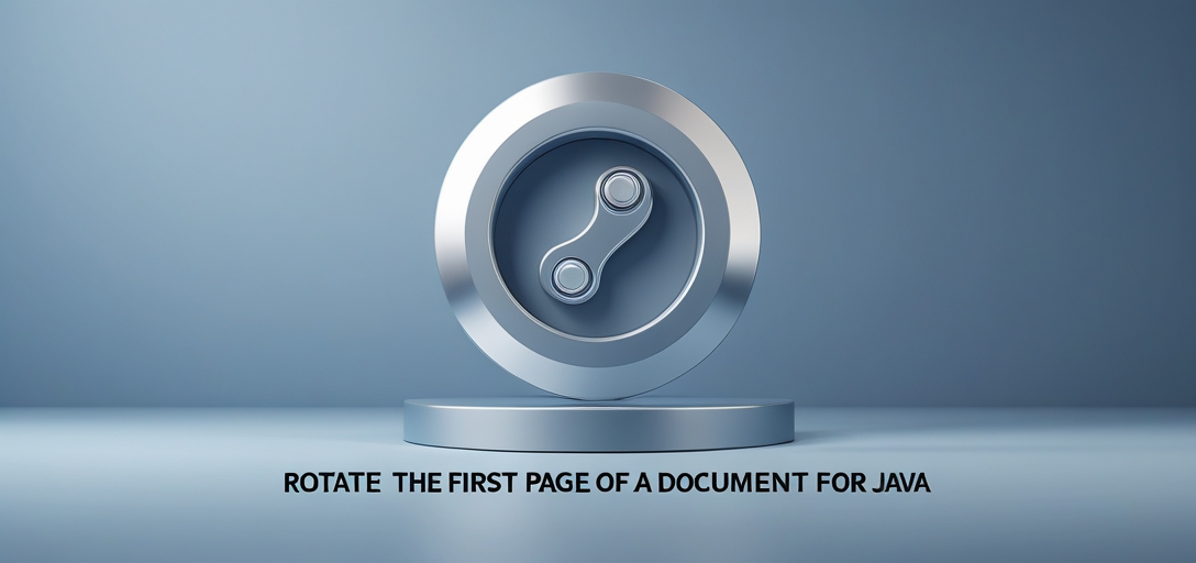 Rotate the First Page of a Document with GroupDocs.Viewer for Java
