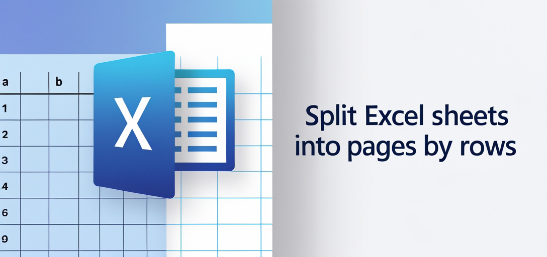 Split Excel Sheets into Pages by Rows in GroupDocs.Viewer for .NET
