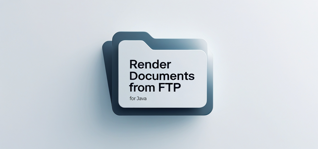 Render Documents from FTP with GroupDocs.Viewer for Java