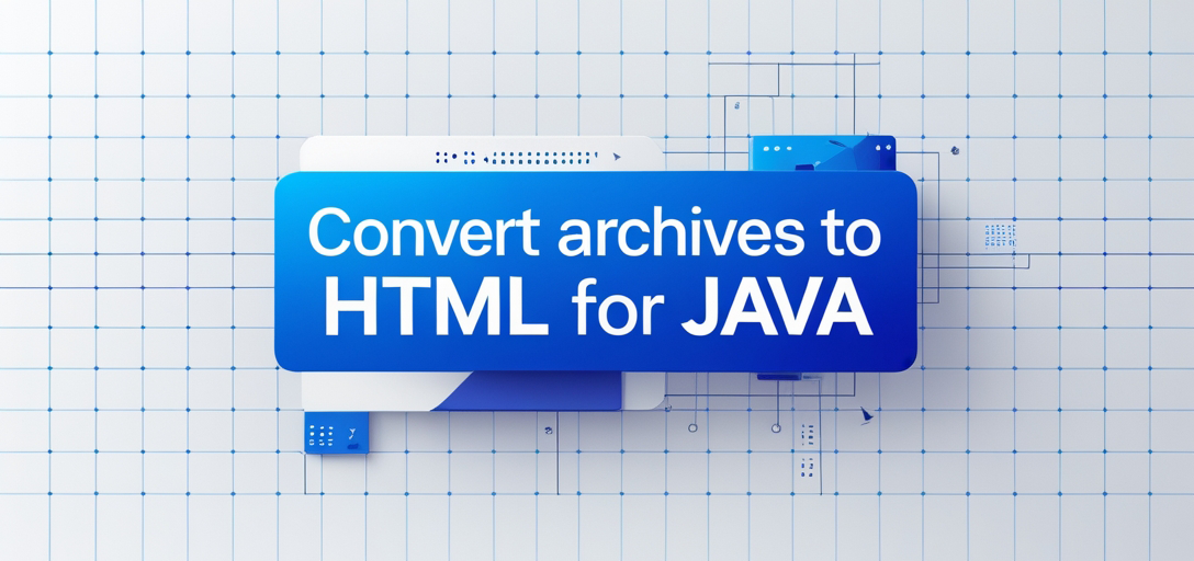 Convert Archives to HTML with GroupDocs.Viewer for Java