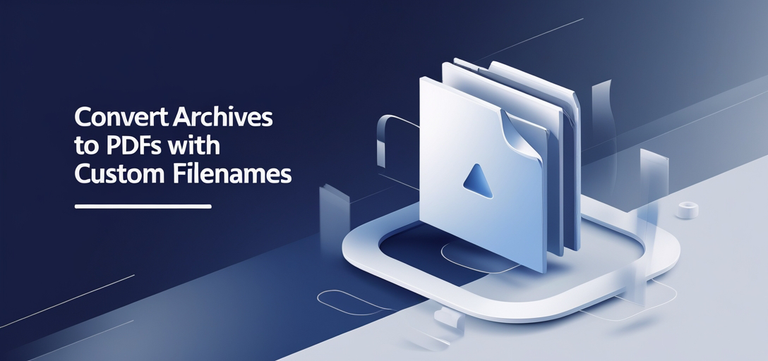 Convert Archives to PDFs with Custom Filenames with GroupDocs.Viewer for .NET