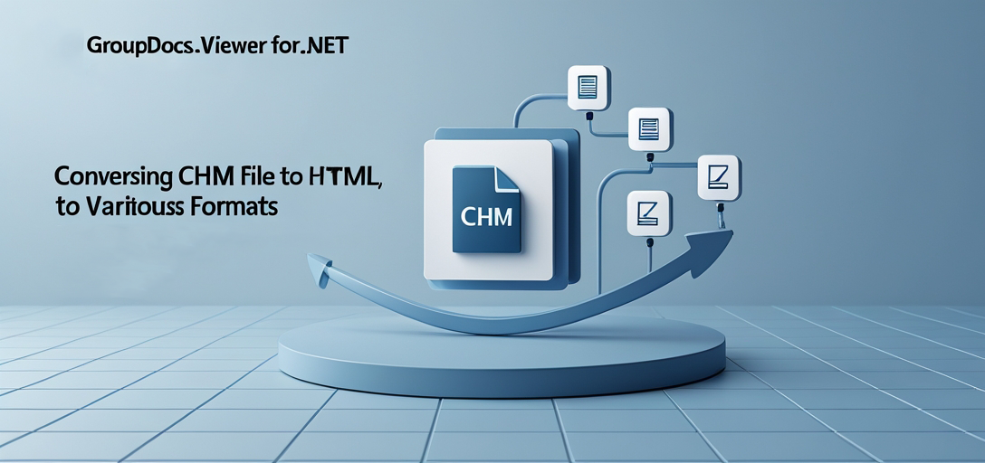 Конвертируйте CHM в HTML, JPG, PNG, PDF с помощью GroupDocs.Viewer для .NET