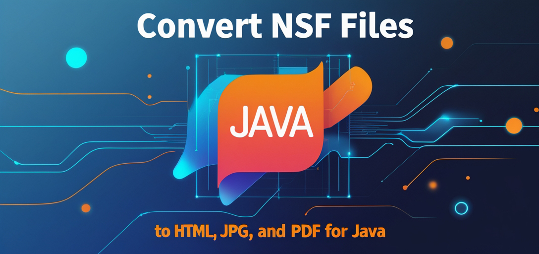 Convert NSF Files to HTML, JPG, PNG, and PDF with GroupDocs.Viewer for Java