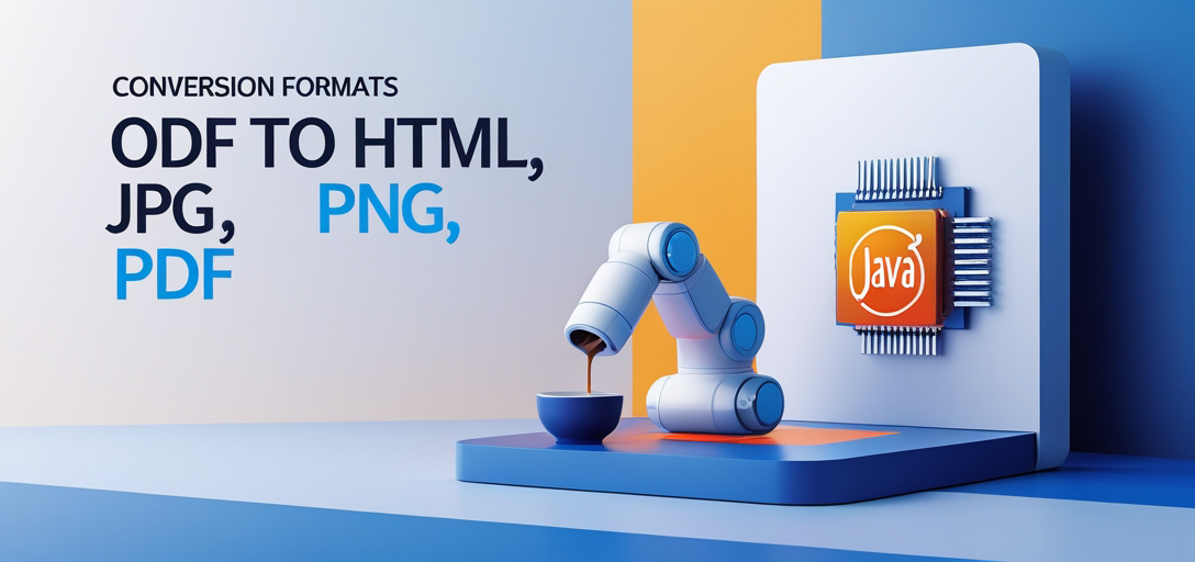 Convert ODF to HTML, JPG, PNG, PDF with GroupDocs.Viewer for Java
