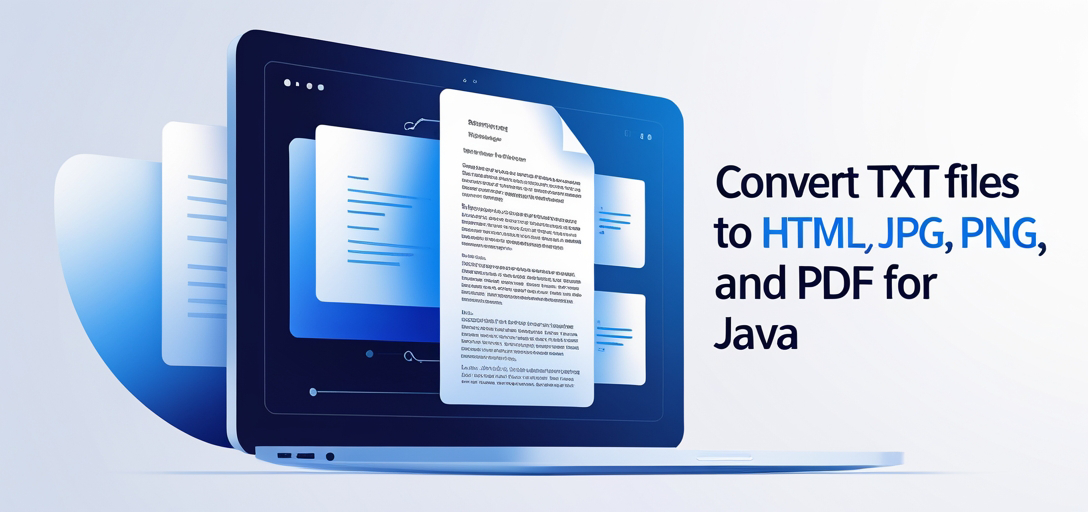 Convert TXT Files to HTML, JPG, PNG, and PDF with GroupDocs.Viewer for Java