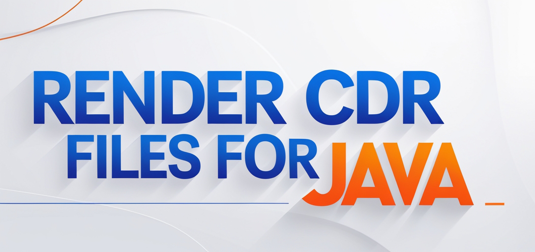 Render CDR Files with GroupDocs.Viewer for Java