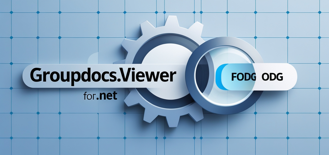 FODG és ODG képek renderelése a GroupDocs.Viewer for .NET segítségével