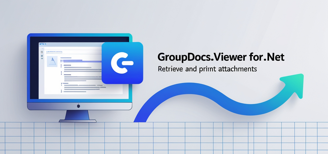 GroupDocs.Viewer .NET でドキュメントの添付ファイルを取得して印刷する