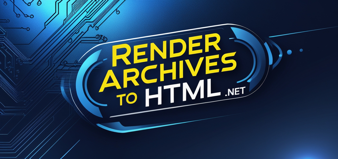 Render Archives to Single or Multiple HTML Pages with GroupDocs.Viewer .NET