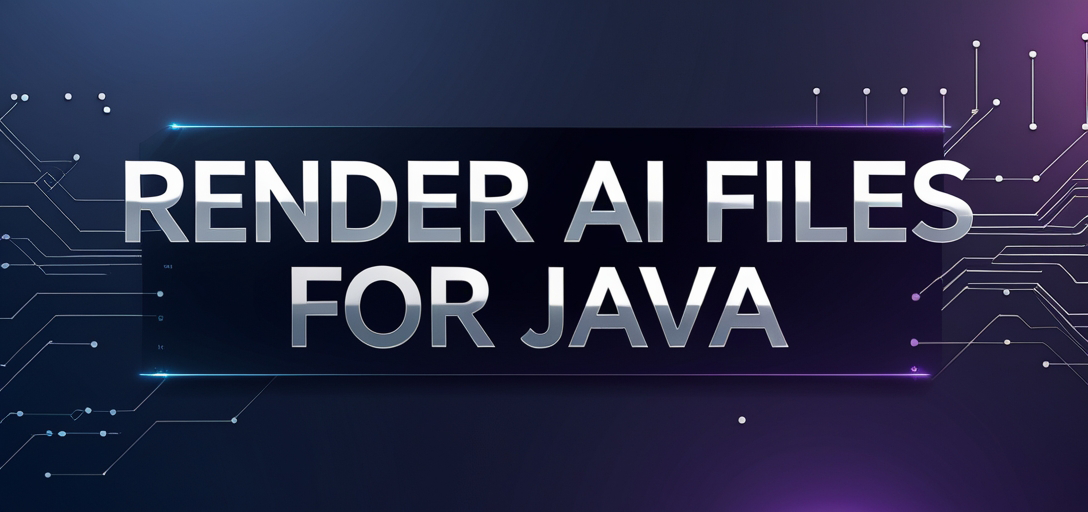 Render AI Files with GroupDocs.Viewer for Java