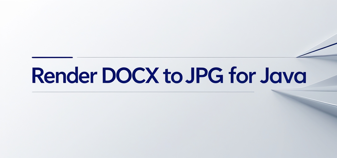Render DOCX to JPG with GroupDocs.Viewer for Java