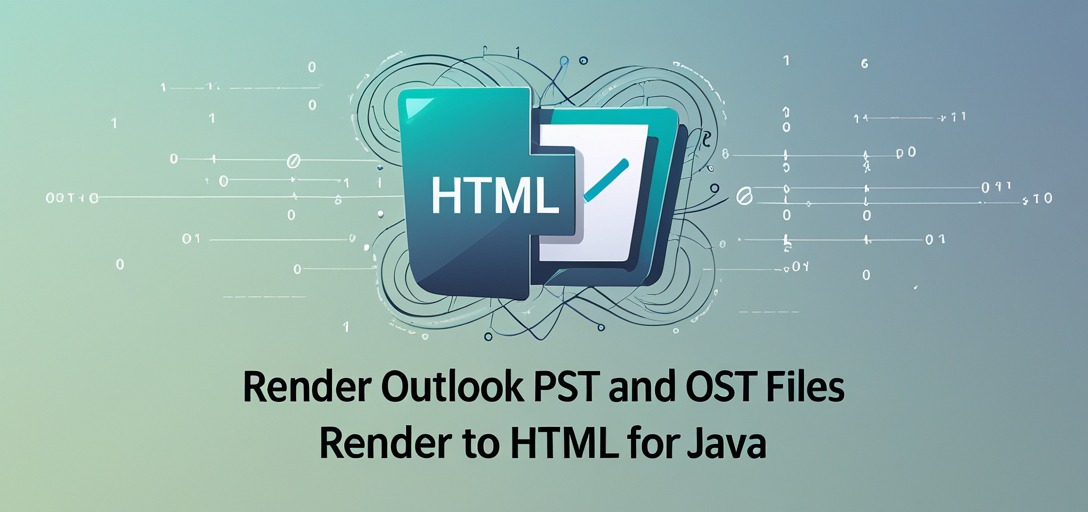 Render Outlook PST and OST Files to HTML with GroupDocs.Viewer for Java