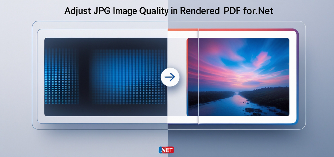 Adjust JPG Image Quality in Rendered PDF with GroupDocs.Viewer .NET