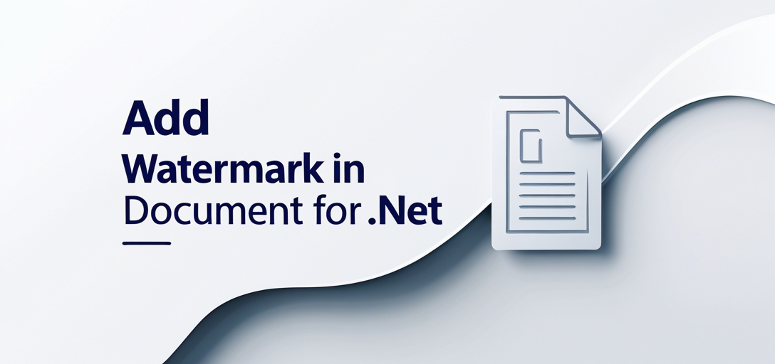 Add Watermark in Document with GroupDocs.Viewer .NET