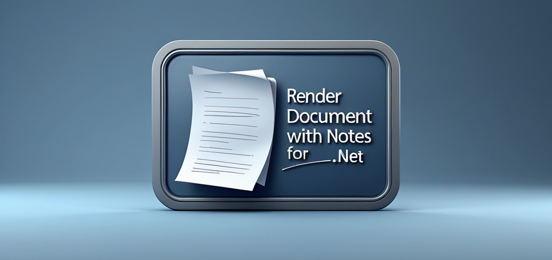 Render Document with Notes with GroupDocs.Viewer .NET