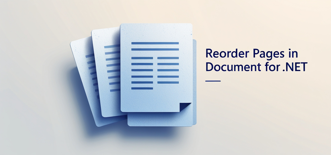 Reorder Pages in Document with GroupDocs.Viewer .NET