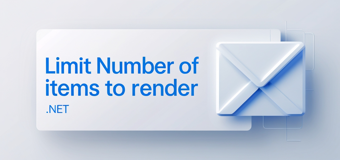 Limit Number of Items to Render in Outlook Data Files with GroupDocs.Viewer .NET