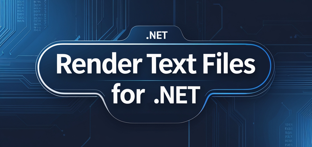 Render Text Files with GroupDocs.Viewer .NET