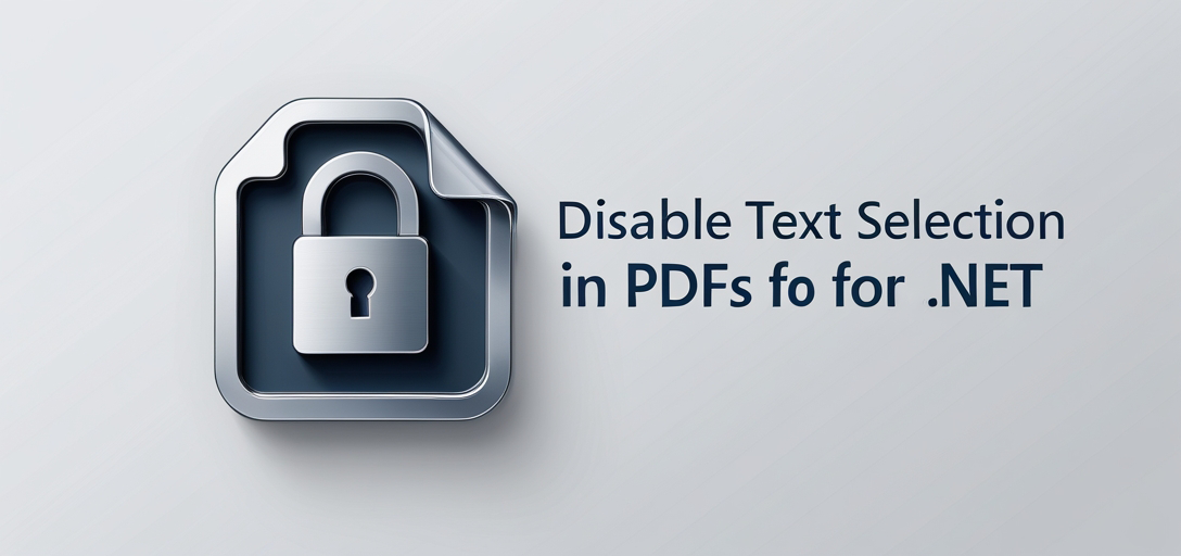 Disable Text Selection in PDFs with GroupDocs.Viewer .NET