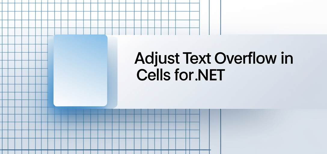 Adjust Text Overflow in Cells with GroupDocs.Viewer .NET