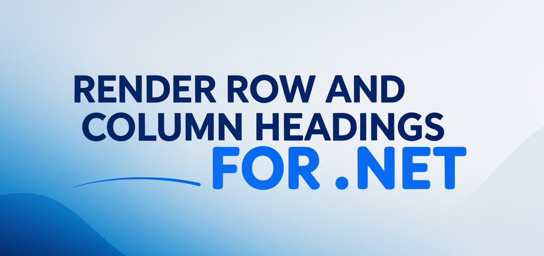 Render Row and Column Headings with GroupDocs.Viewer .NET
